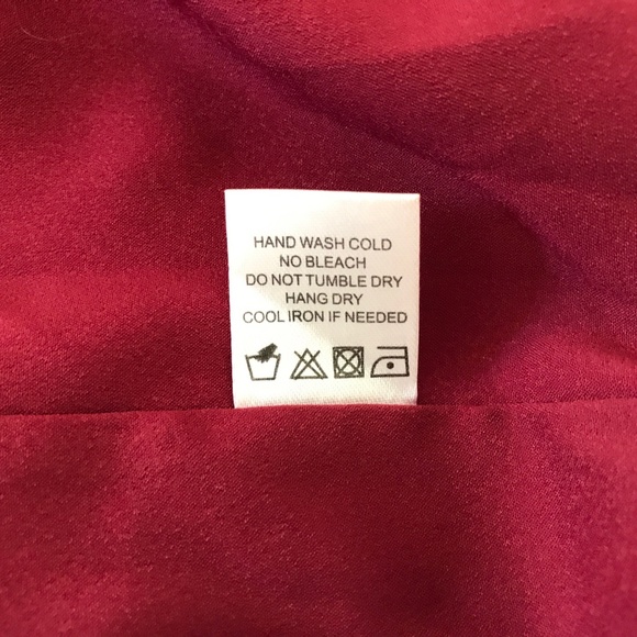 Lovers + Friends Burgundy Striped Short Sleeve Surplice Dress Small - Picture 10 of 12